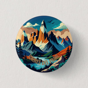 Torres del Paine National Park Chile 3 Cm Round Badge