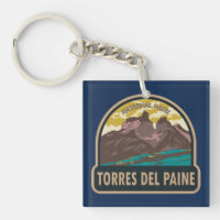 Torres del Paine National Park Chile Art Vintage