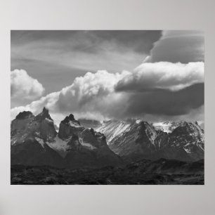 Torres Del Paine National Park,  Cuernos and Poster