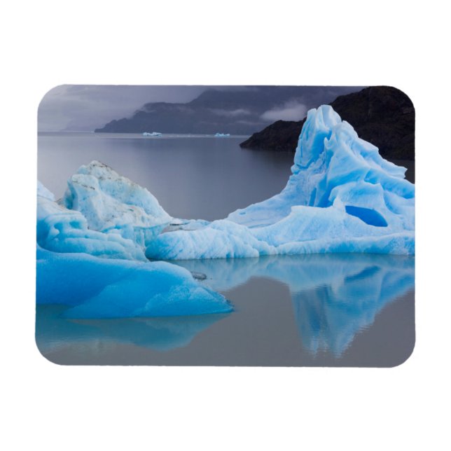 Torres del Paine National Park, Glacial ice Magnet (Horizontal)