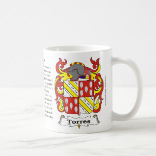 Torres Family Coat of Arms Mug