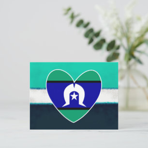 Torres Strait Islanders heart Postcard