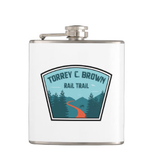 Torrey C. Brown Rail Trail Maryland Hip Flask