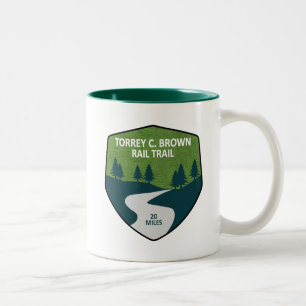 Torrey C. Brown Rail Trail Two-Tone Coffee Mug