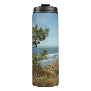Torrey Pine and California Coastline Landscape Thermal Tumbler
