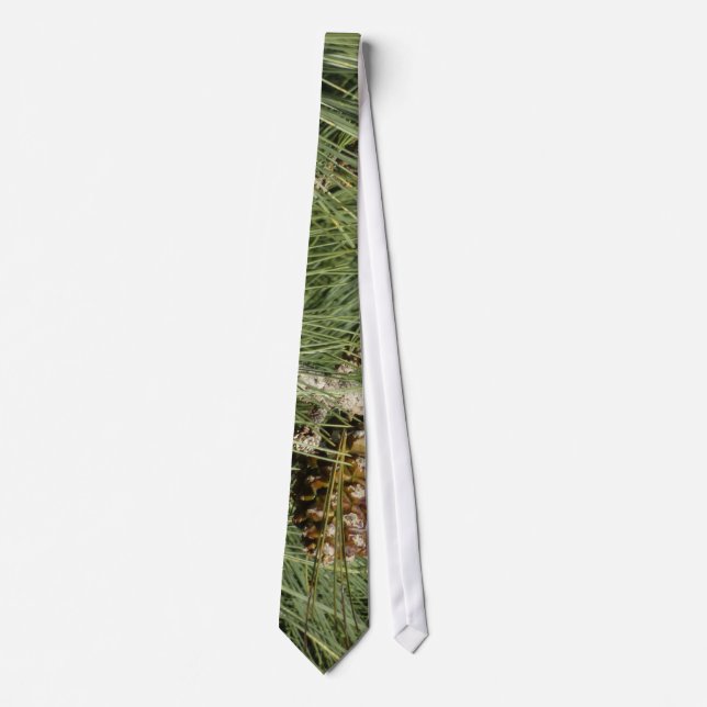 Torrey Pine Closeup California Botanical Tie (Front)