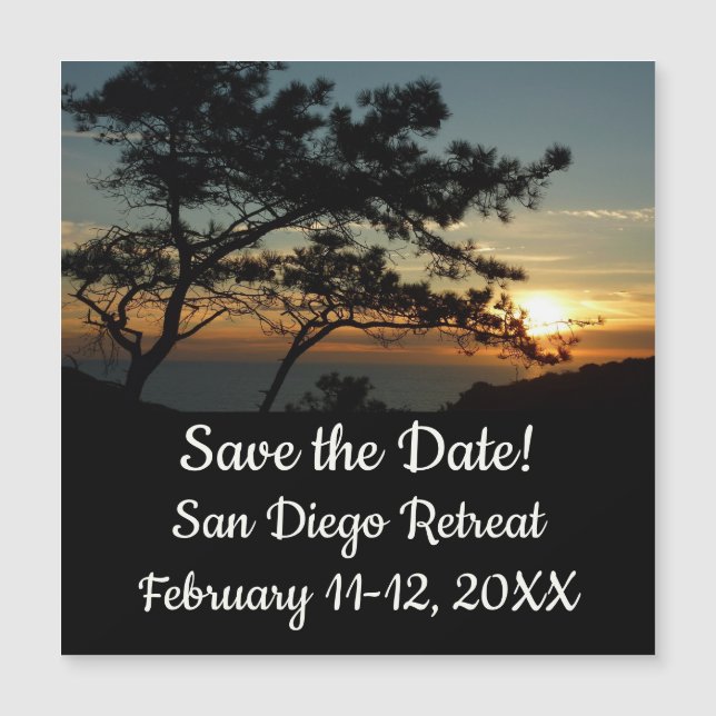 Torrey Pine Sunset I California Landscape (Front)