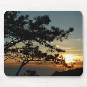 Torrey Pine Sunset I California Landscape Mouse Pad