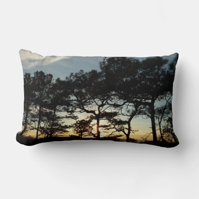 Torrey Pine Sunset II California Landscape Lumbar Cushion (Front)