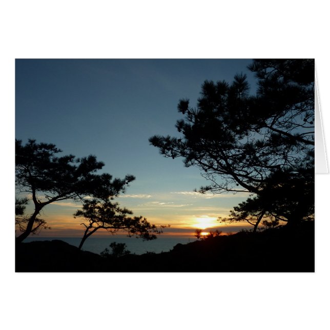 Torrey Pine Sunset III California Landscape (Front Horizontal)