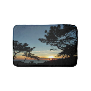 Torrey Pine Sunset III California Landscape Bath Mat