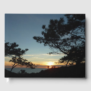 Torrey Pine Sunset III California Landscape Guest Book