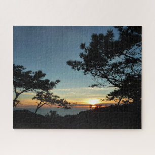 Torrey Pine Sunset III California Landscape Jigsaw Puzzle