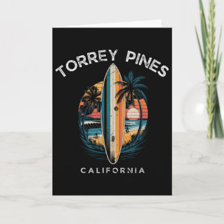 Torrey Pines Beach California Men Women Surfing  Card