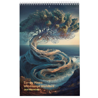 Torrey Pines: Windswept Wonders Calendar