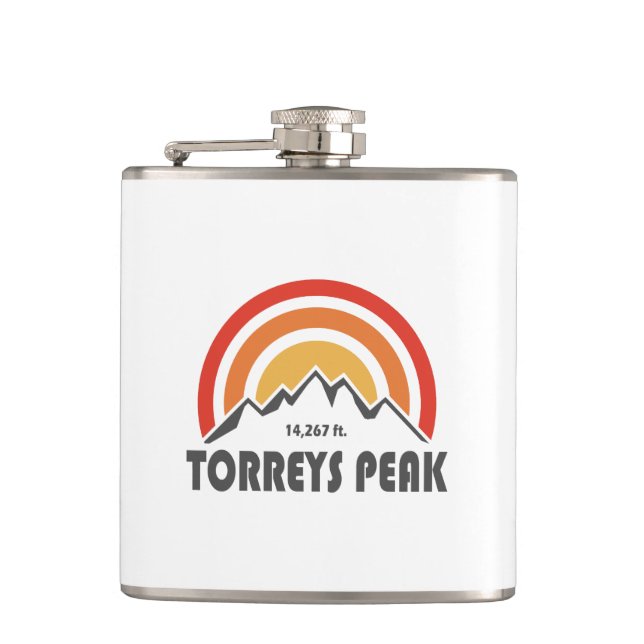 Torreys Peak Hip Flask (Front)