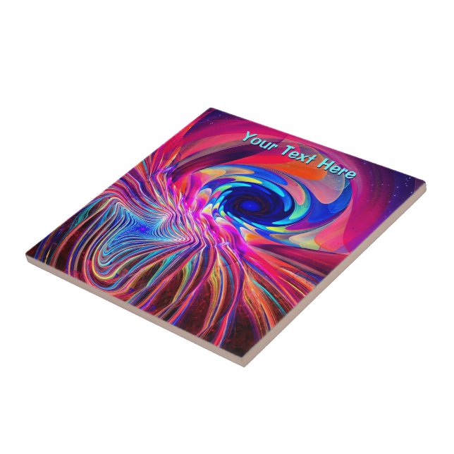 Torsion Wave Ceramic Tile (Side)