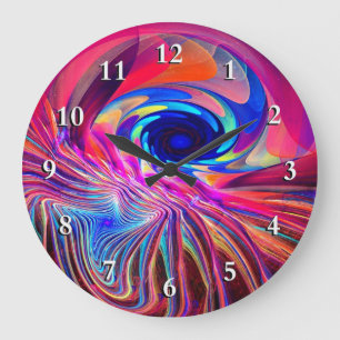 Torsion Wave Large Clock