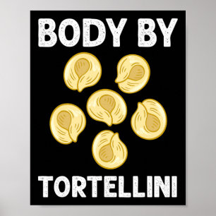 Tortellini Soup Cheese Salad Chicken Pasta Pesto S Poster