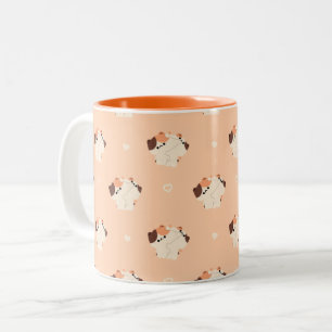 Tortie Cat Couple Mug