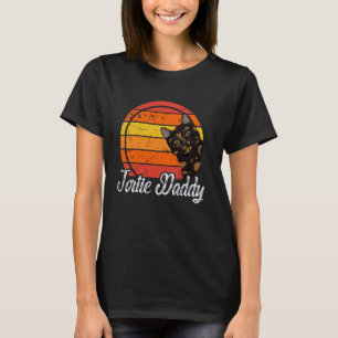 Tortie Daddy Tortoiseshell Cat Dad Tortie Cat Owne T-Shirt