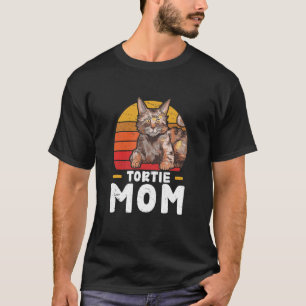 Tortie Mum Awesome Tortoiseshell Cat For A Tortie T-Shirt