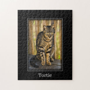 Tortie - Tortoiseshell Cat - Pet Photography Jigsaw Puzzle