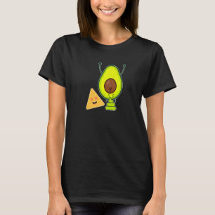 Tortilla Chip Guacamole Poop Pooping Avocado Vegan T-Shirt