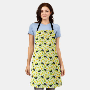 Tortilla Chips and Guacamole Pattern Apron