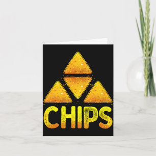 Tortilla Chips And Salsa Fun Matching Halloween Card