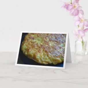 Tortilla de Patatas, Spanish Omelette  Card