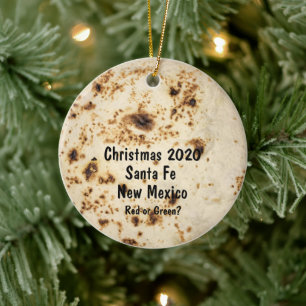 Tortilla Ornament Santa Fe Southwest