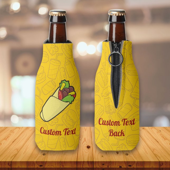 Tortilla Sandwich Wrap Bottle Cooler (Creator Uploaded)