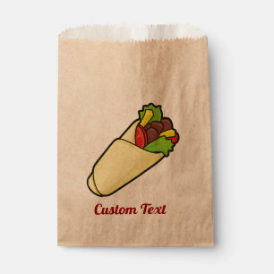 Tortilla Sandwich Wrap Favour Bag