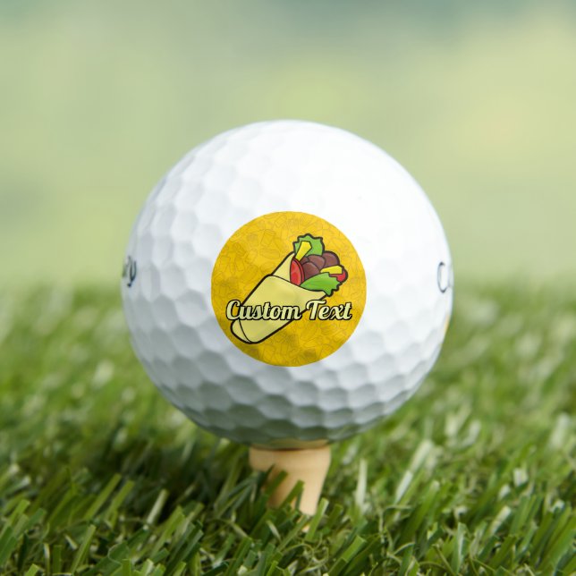 Tortilla Sandwich Wrap Golf Balls (Insitu Tee)