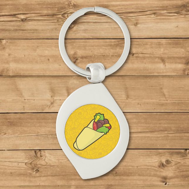 Tortilla Sandwich Wrap Key Ring (Creator Uploaded)