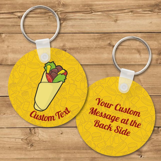 Tortilla Sandwich Wrap Keychain (Creator Uploaded)