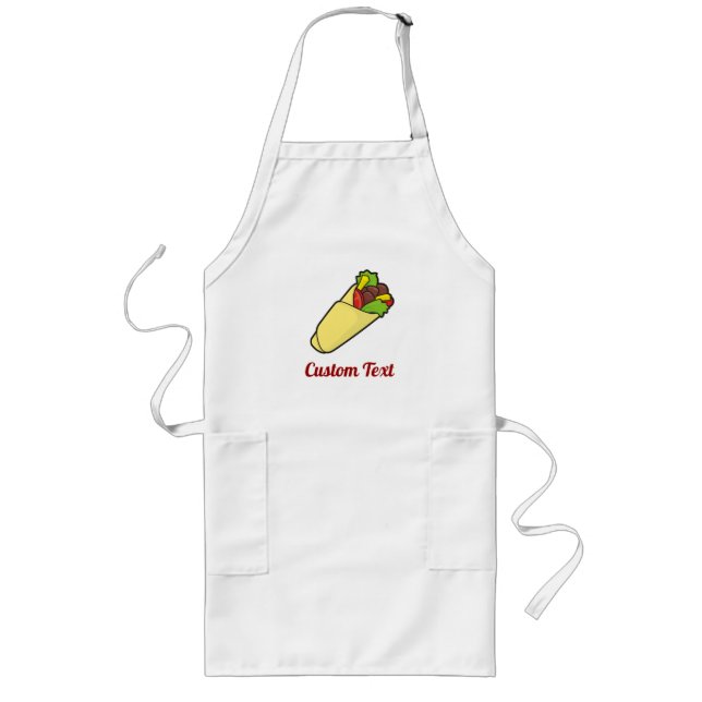 Tortilla Sandwich Wrap Long Apron (Front)