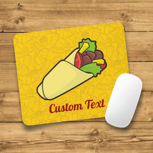 Tortilla Sandwich Wrap Mouse Pad
