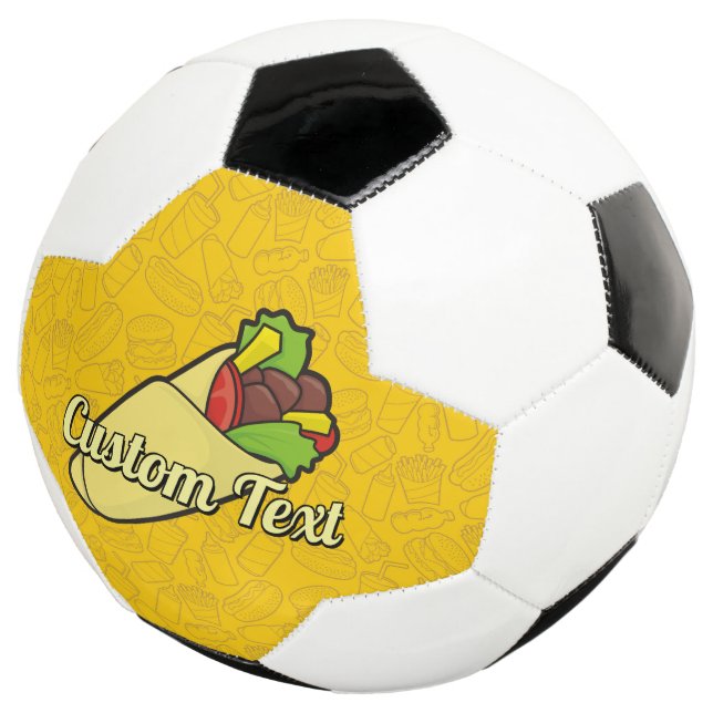 Tortilla Sandwich Wrap Soccer Ball (Three Quarter)
