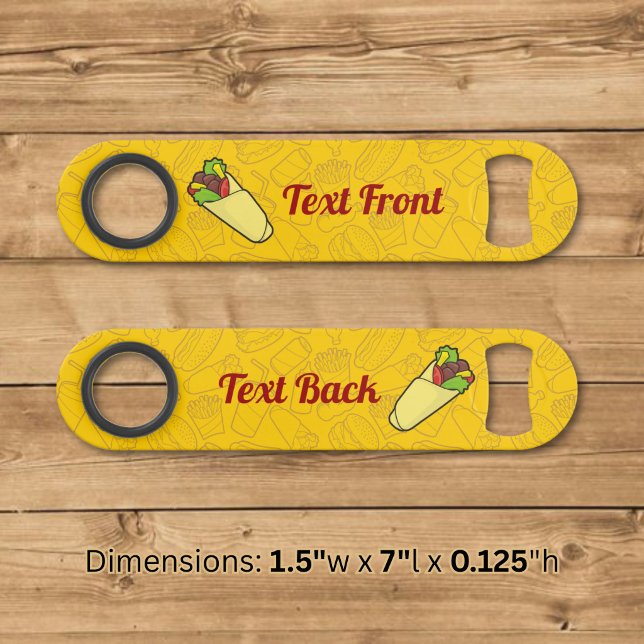 Tortilla Sandwich Wrap Speed Bottle Opener (Creator Uploaded)