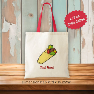 Tortilla Sandwich Wrap Tote Bag