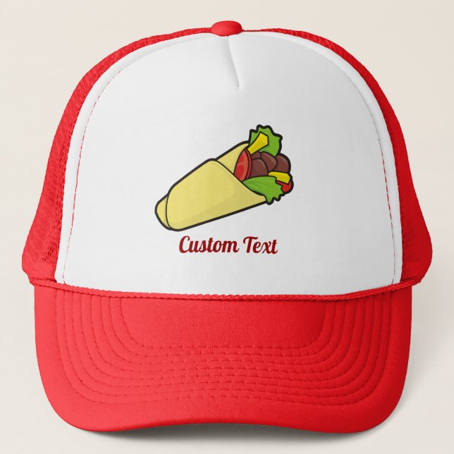 Tortilla Sandwich Wrap Trucker Hat (Front)