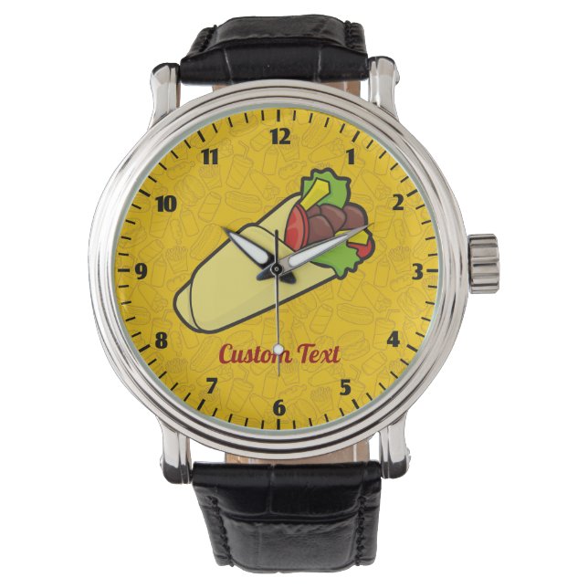 Tortilla Sandwich Wrap Watch (Front)