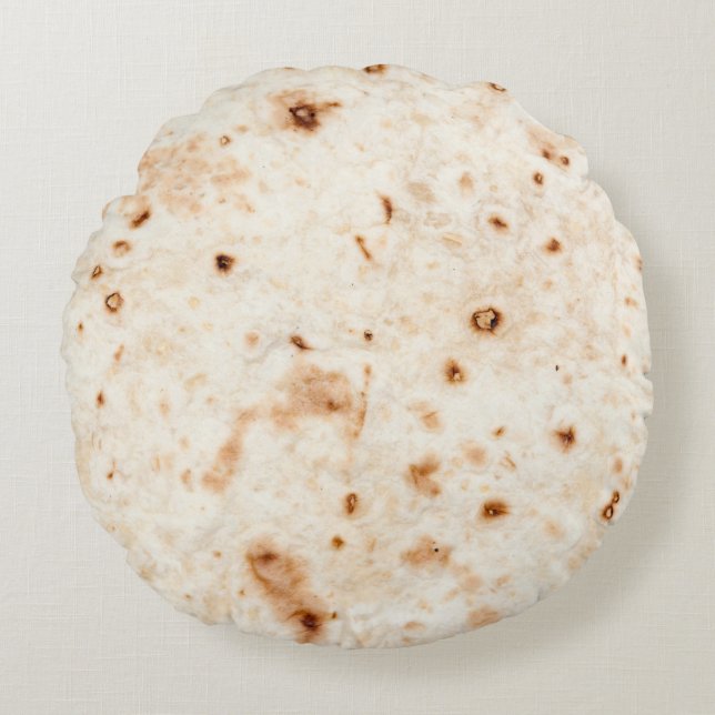 Tortilla shell round pillow (Front)