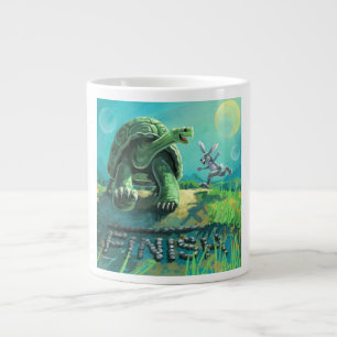 Tortoise and the Hare Art Large Coffee Mug