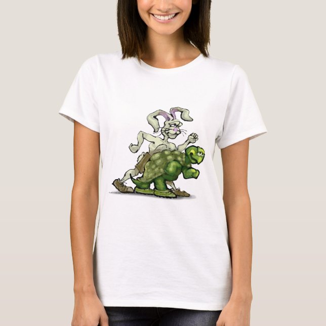 Tortoise and the Hare T-Shirt (Front)