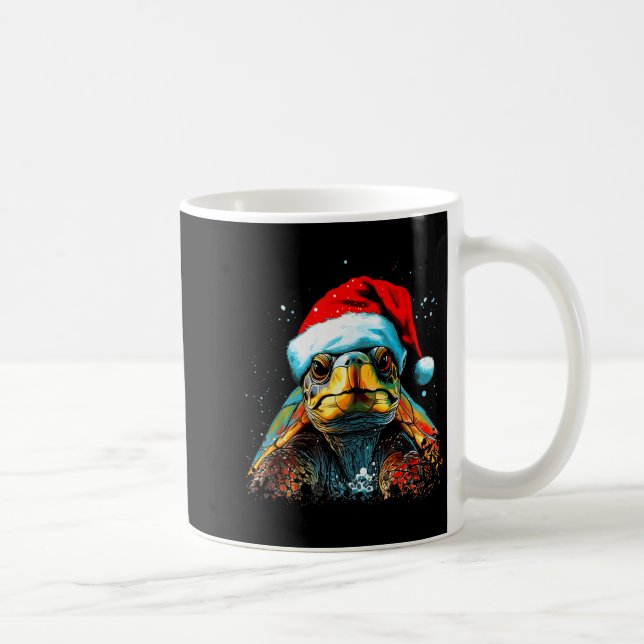 Tortoise Christmas Animal Lovers Men Women Kids Gi Coffee Mug (Right)