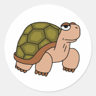 Tortoise Classic Round Sticker