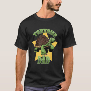 Tortoise Dad Animal Turtle Sulcata Pet Owner Fathe T-Shirt